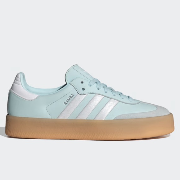 adidas Samba Sambae Almost Blue Gum Sole - Picture 2 of 8